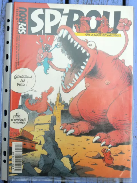 Spirou n°3153 du 16 septembre 1998, couverture Les Dragz (O'Groj & Corcal)