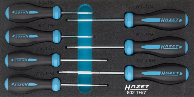 Hazet Set de Destornilladores Hexanamic Pisón Resistente Torx 7-teilig 802th/7