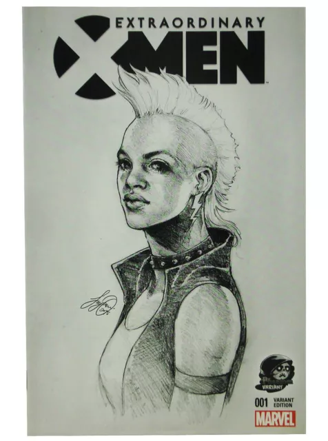 Extraordinary X-Men #1 Phantom Variant Siya Oum Sketch Cover Marvel Comics 2016