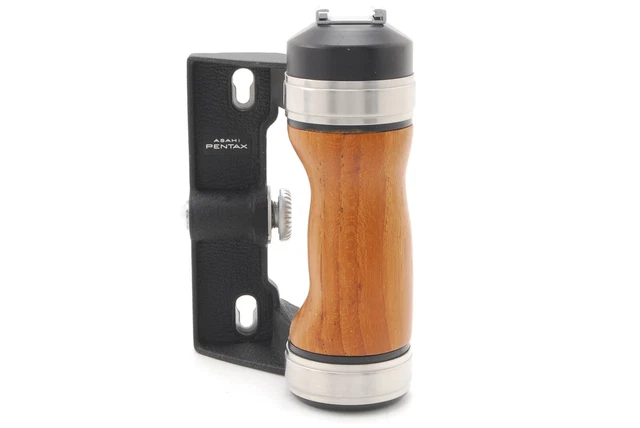 [Como nuevo] Asahi PENTAX Mango de Madera para PENTAX 6x7 67II Cámara de Película De Japón