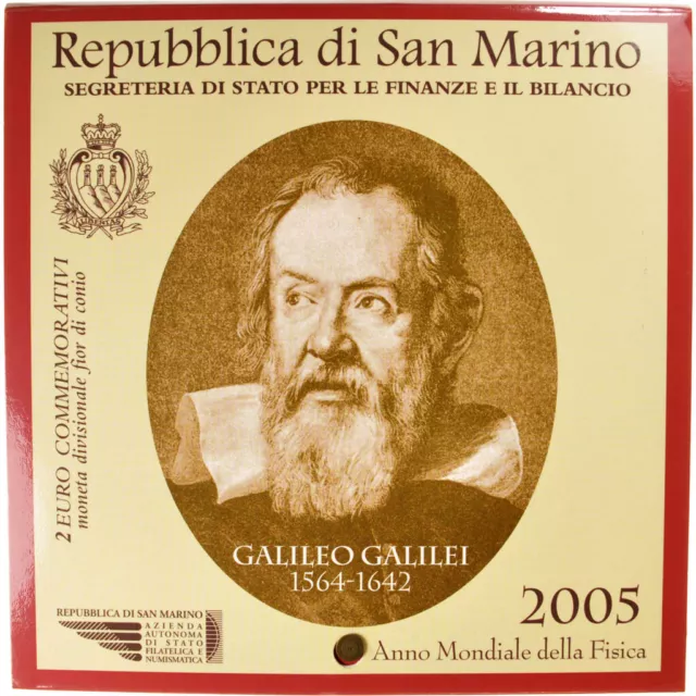 [#84538] San Marino, 2 Euro, 2005, FDC, Bi-Metallic, KM:469