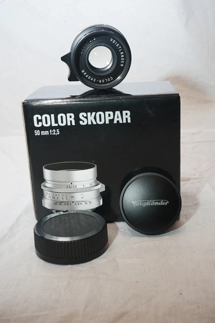 Voigtlander Color Skopar 50mm f:2,5 MINT, Leica 39mm and M mount