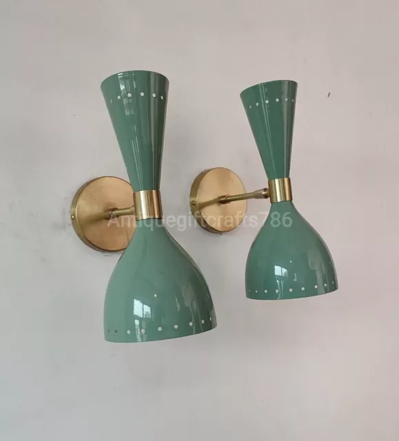 Italian Wall Lights Wall Fixture Lamps Mid Century Wall Sconce Lamp Wall Pair