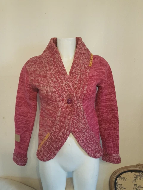 Veste Jeans Patchwork Alma D'Hiena - Style Années 70, Taille 38-40, Occasion Portée Une Fois