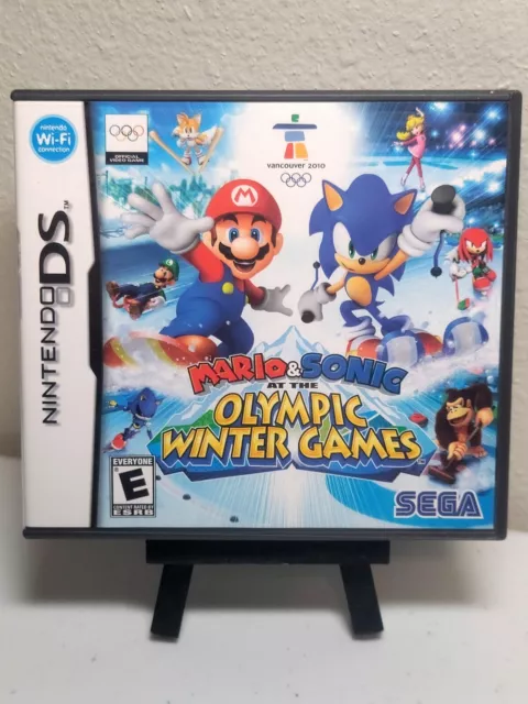 Mario & Sonic at the Olympic Winter Games - Nintendo DS Case Manual Only No Game