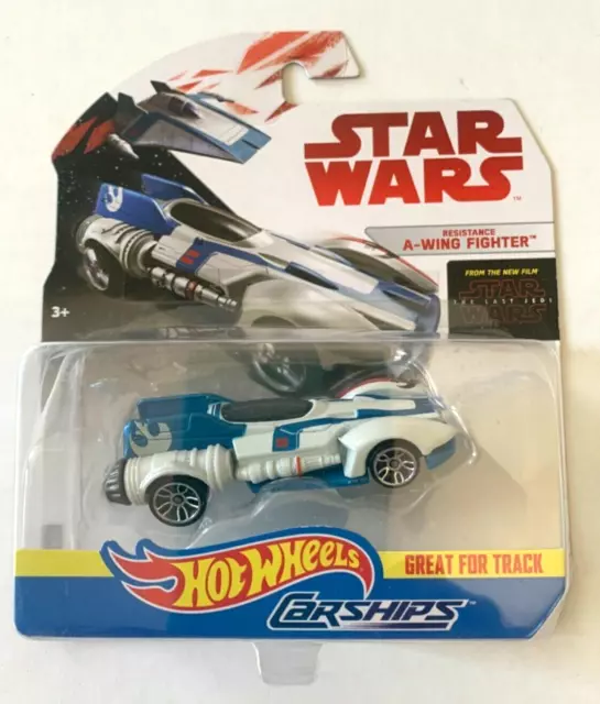 Star Wars Hot Wheels The Last Jedi “Resistance A-Wing Fighter” Carships