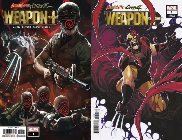 Absolute Carnage: Weapon Plus #1 (inc. Variants, 2019)