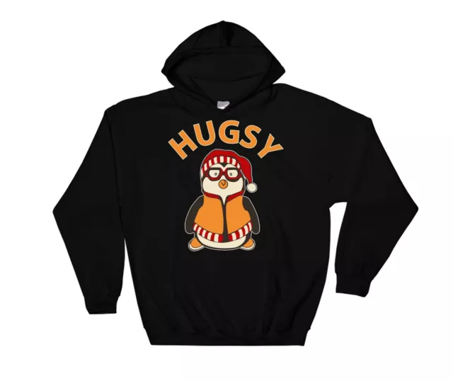 Penguin Hugsy Joey's Friend Hoodie Novelty Cool Sweatshirt Jumper Pullover 3688