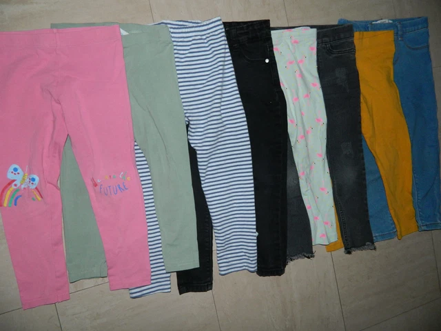 Girls Leggings Clothes Bundle age 3/4 Years Slim Fit Good Used