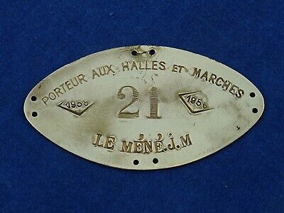 Plaque de métier CUBA pianos ERARD Paris LOPEZ YVANDER-GUCHT à LA HAVANE 