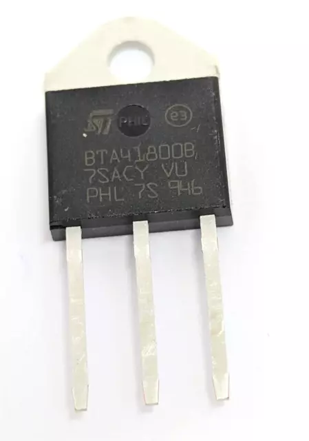 1 pezzo BTA41-800B | TRIAC | 40A | 800V | 50mA | TOP3 isolato | STM