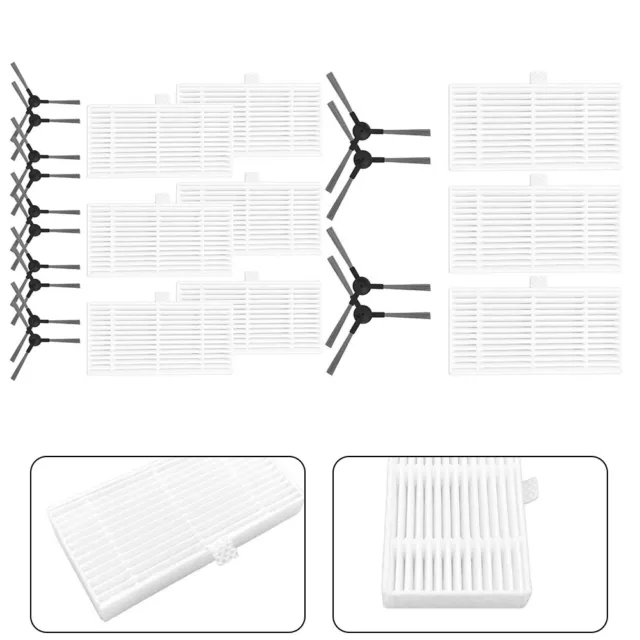 Ensemble de remplacement de brosse et de filtre latéral premium pour aspirateur