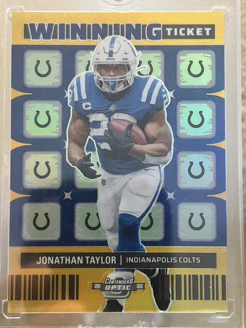 2022 Panini Contenders Optic Jonathan Taylor Winning Ticket Gold SP /10