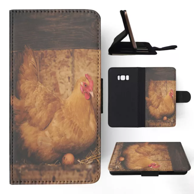 Flip Case For Samsung Galaxy|Hen Chicken Farm Bird #1