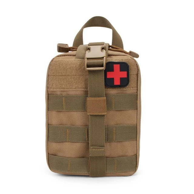 Outdoor Camping Survival First Aid Bag Military Tactical Medical Emergency Pouch