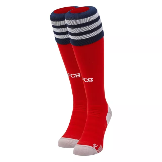 FC Bayern Munich Red Home Football Socks 2018/19 Adidas Large UK 8.5-10