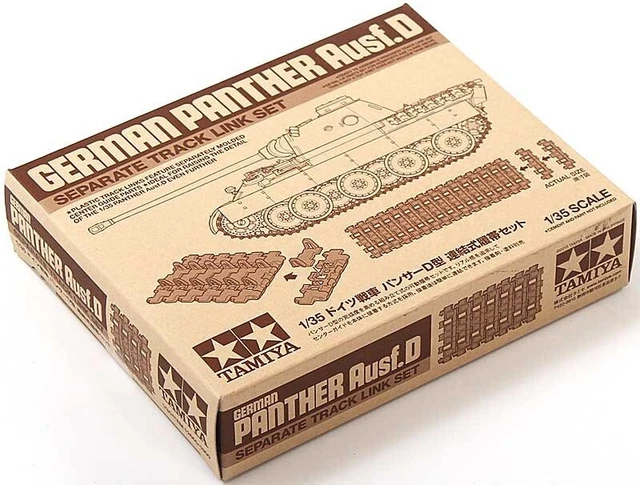 Tamiya 1/35 SCALE GERMAN PANTHER Ausf.D SEPARATE TRACK LINK SET 12665