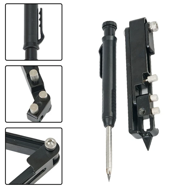 Règle De Bord Pour Le Travail Du Bois – Règle De Bord Polyvalente Pour Menuisier - Mesure Précise De L'angle - Outil De Traçage - Outils De Menuisier Pratiques Pour Charpentier, Travail