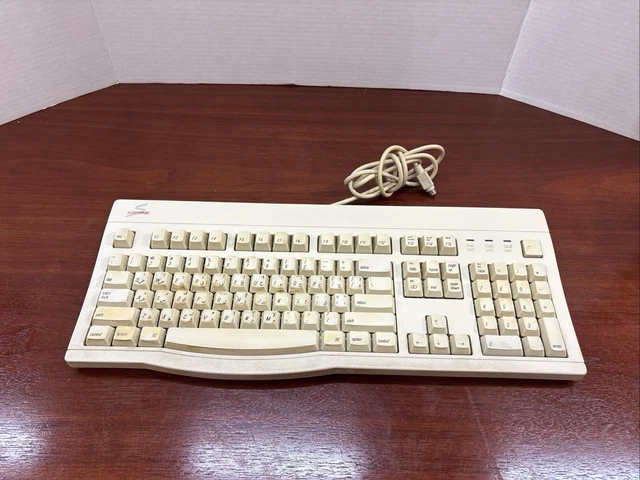Clavier AZERTY vintage UMAX Supermac ADB ACK-310 RARE pour Mac
