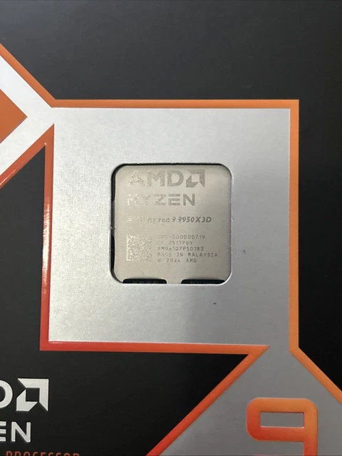 AMD RYZEN 9 9950X3D 16 CORE PROCESSOR visual data 3