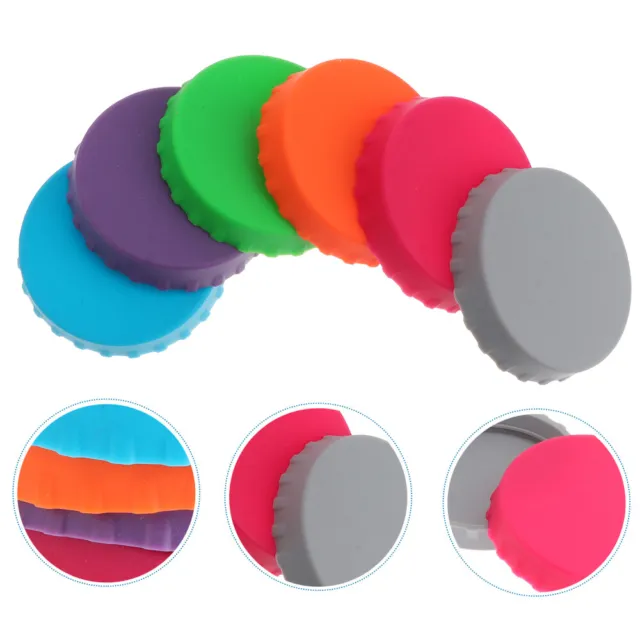6pcs Silicone Beverage Can Lid Cover Beverage Can Lid Protector Can Drink Covers