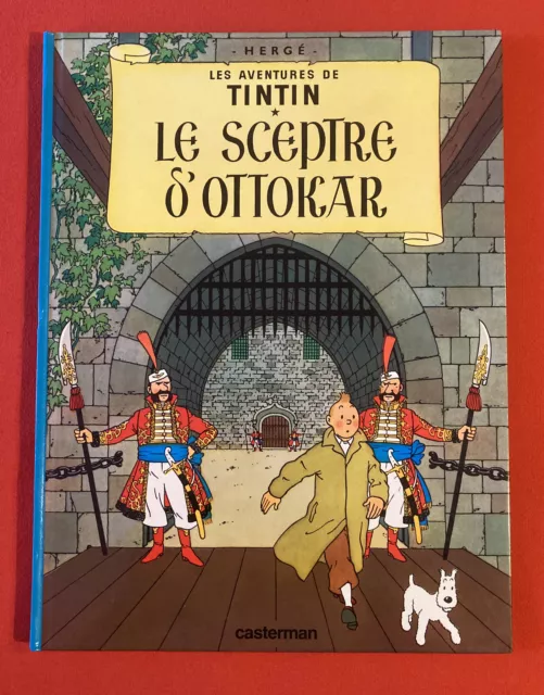 Adventures Tintin Sceptre of Ottokar No’ 8 C6 Bis Hergé Casterman 1984 Good ( NM