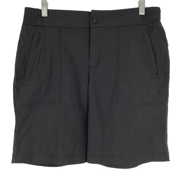 Athleta Trekkie Bermuda 2.0 Black Outdoor Hiking Women's Size 8