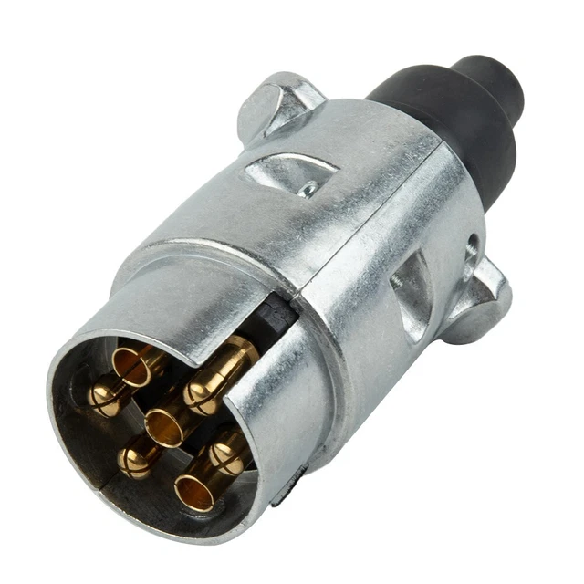 12V 7 Broche Électrique Remorquage Prise Connecteur Câblage Attelage-Adaptateur
