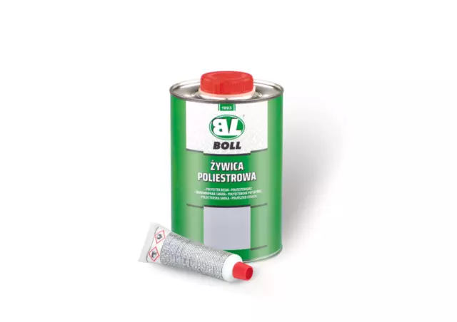 BOLL - 1 kilo de resine polyester + catalyseur, auto