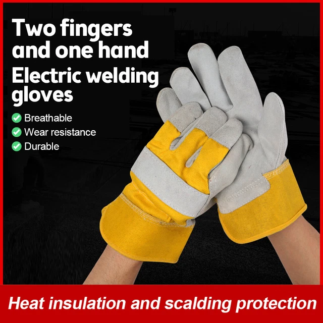 Welding Gloves Extreme Heat & Spark Fire Resistant BBQ, TIG, MIG Thermal Gloves