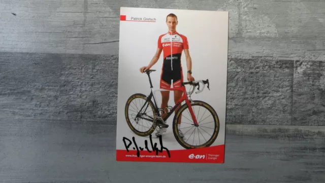 CYCLISME carte cycliste PATRICK GRETSCH Equipe THUERINGER ENERGIE TEAM Signé