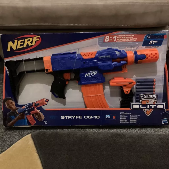 NERF N-STRIKE ELITE Stryfe CQ-10 avec accessoires et 10 fléchettes EUR  41,09 - PicClick FR