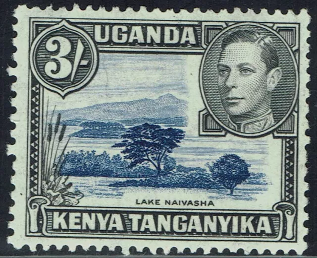 Kenya Uganda Tanganyika 1938 Kgvi 3/- Mnh ** Perf 13 X 11.75