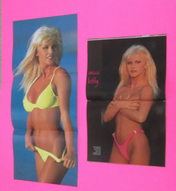 WWF Raw January 2000 Magazine Miss Kitty Strong & Sexy WWE Diva Double Poster