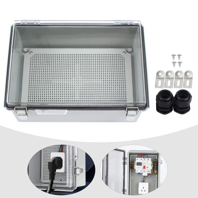 Electrical Enclosure Wall Mount Junction Box Durable Cable Case With Connectors
