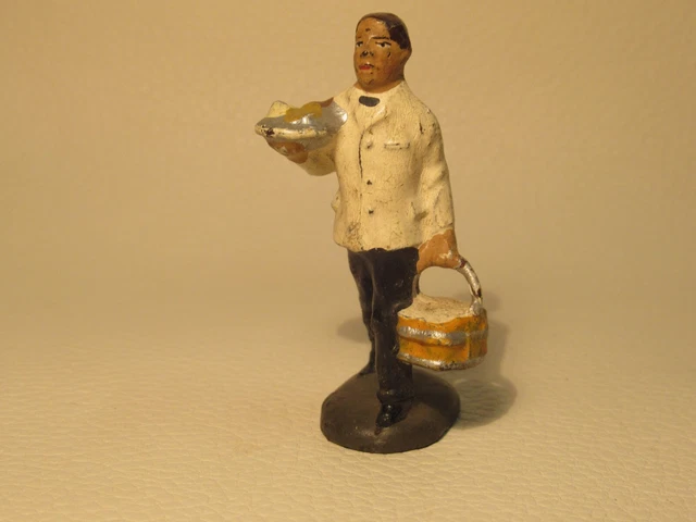 Figur f. Märklin Spur 0,  Lineol  Brötchenverkäufer, 187/12, sehr gut, selten