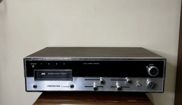 SOUNDESIGN MODEL 4456D Lettore Stereo 8 eRadio Am/Fm