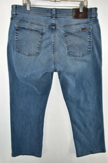 Fidelity Denim Jimmy Slim Straight Jeans Mens Size 38 Blue Meas 37x25 Short