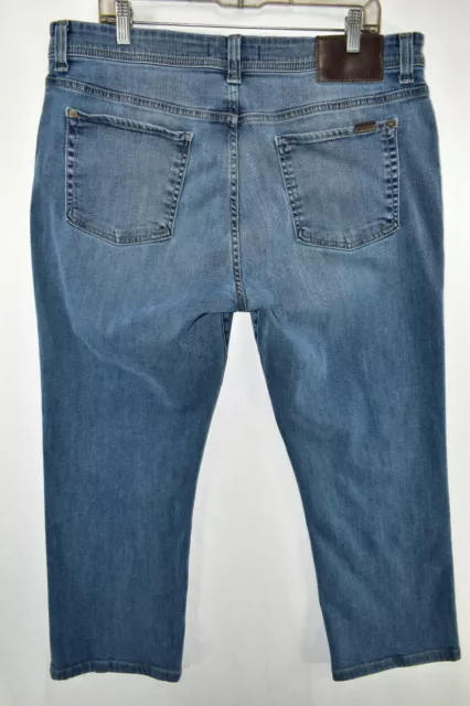Fidelity Denim Jimmy Slim Straight Jeans Mens Size 38 Blue Meas 37x25 Short