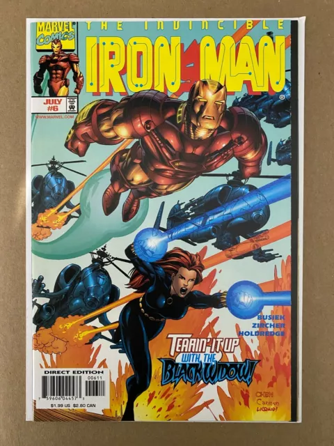 Marvel Comics - Invincible Iron Man #6 July 1998 VF