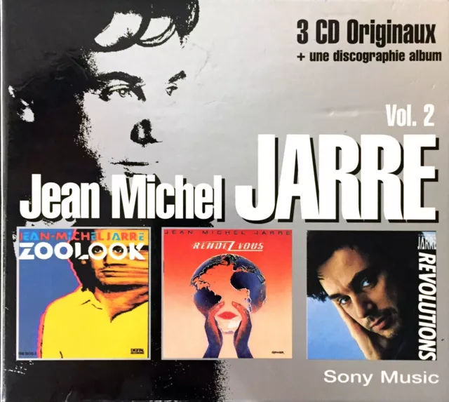 COFFRET BOX SET 3xCD ALBUM JEAN MICHEL JARRE VOL. 2 REMASTERED COMME NEUF 1999