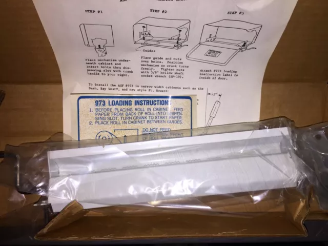 Scott ASF-973 Paper Towel Dispenser Assembly Metal White