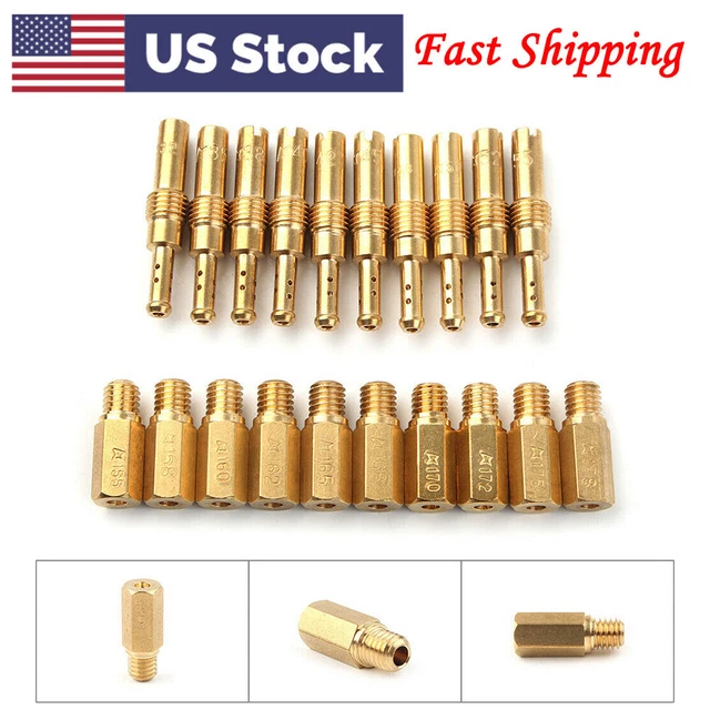 20x Main Jet +Slow Pilot Jet Kit for Motor Carburetor Carb High Quality US Stock
