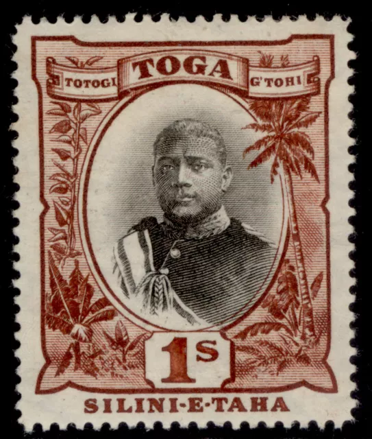 TONGA QV SG50b, 1s black & red-brown, M MINT. Cat £18.