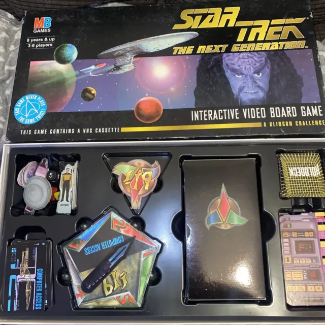 Star Trek The Next Generation Interactive Video Board Game A Klingon Challenge