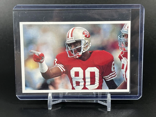 Question of Sport Card - Jerry RICE - San Francisco 49ers NFL American Football