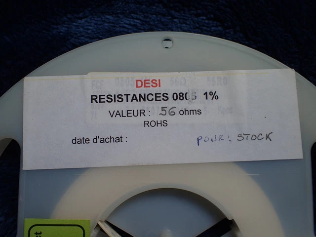 Bobine De Résistances CMS 0805 1M Ohms 1% - Pour Prototypage Et Réparation