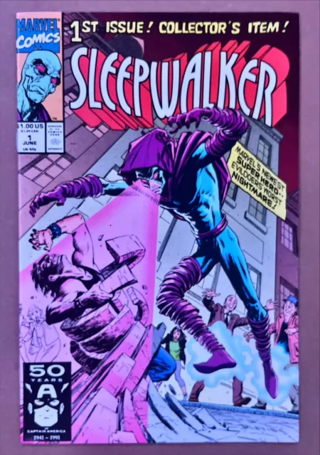 Sleepwalker Vol. 1 No. 1 June 1991, Marvel Comics, 1st Issue First Print