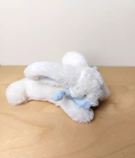 Peluche lapin blanc Doudou et compagnie bleu bonbon 15 cm DC2673 Philips Avent