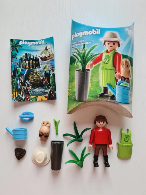 PLAYMOBIL LECHUZA GÄRTNER mit Eule Messefigur PCC 30799362 EUR 20,00
